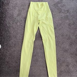 Aerie Neon Yellow Leggings